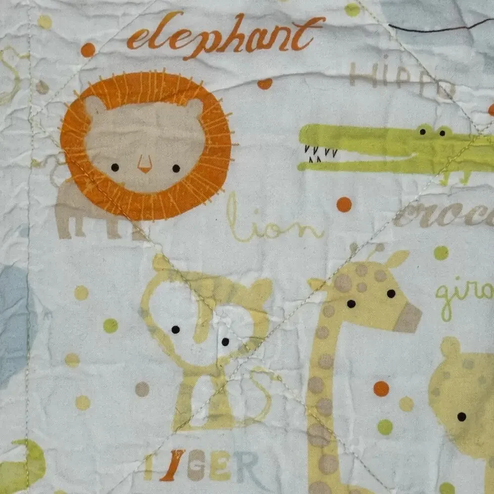Handmade baby crib quilt 26